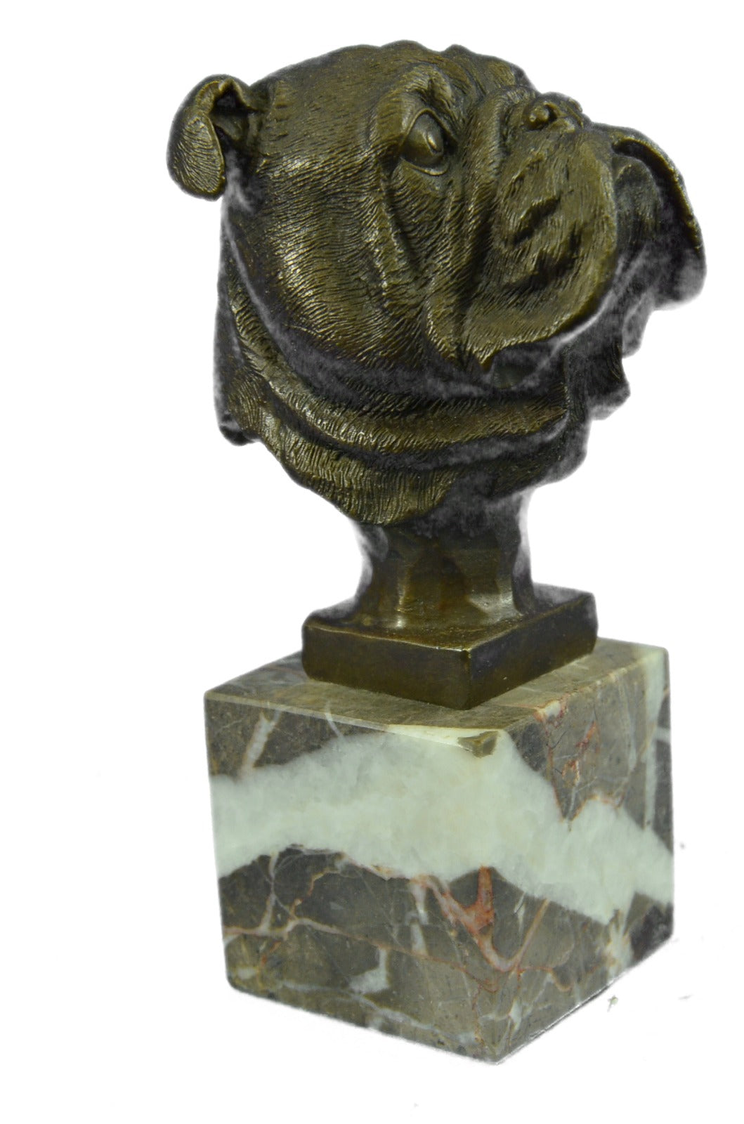 Little British bulldog bronze - animal Vienna bronze Hot Sculpture Figurine Deal