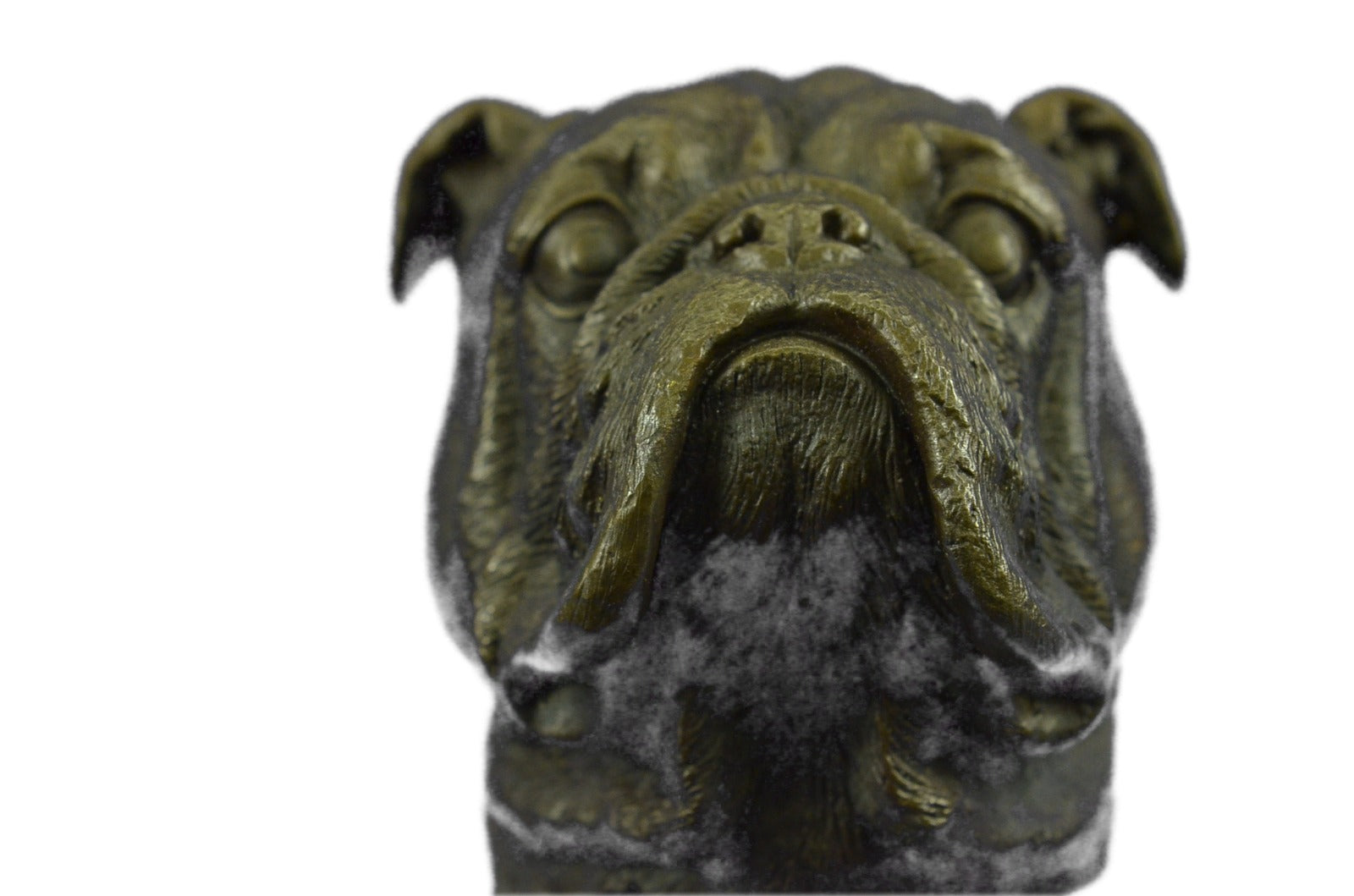 Little British bulldog bronze - animal Vienna bronze Hot Sculpture Figurine Deal