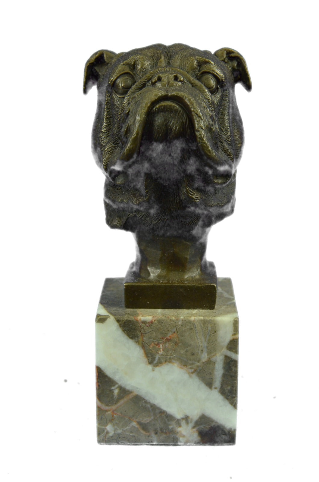 Little British bulldog bronze - animal Vienna bronze Hot Sculpture Figurine Deal