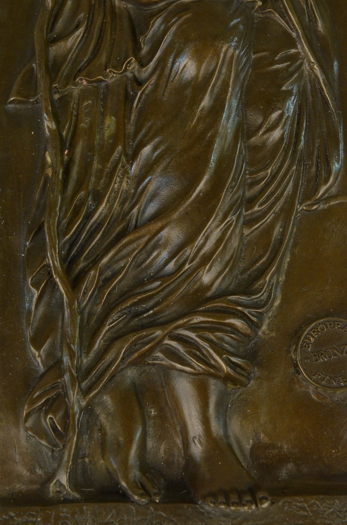 Handcrafted bronze sculpture SALE Wal Lrge Vitaleh Aldo Artist Italian Original