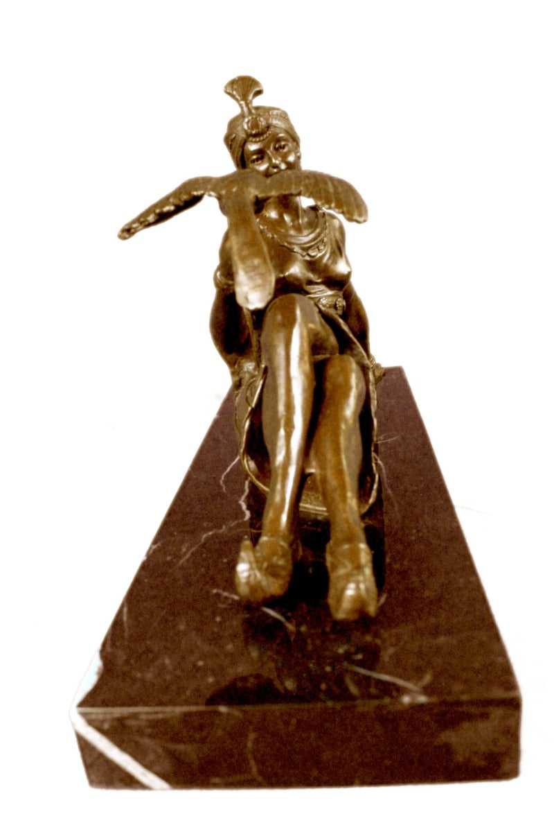Handcrafted bronze sculpture SALE Dancer Female Style Deco Art French Stunning