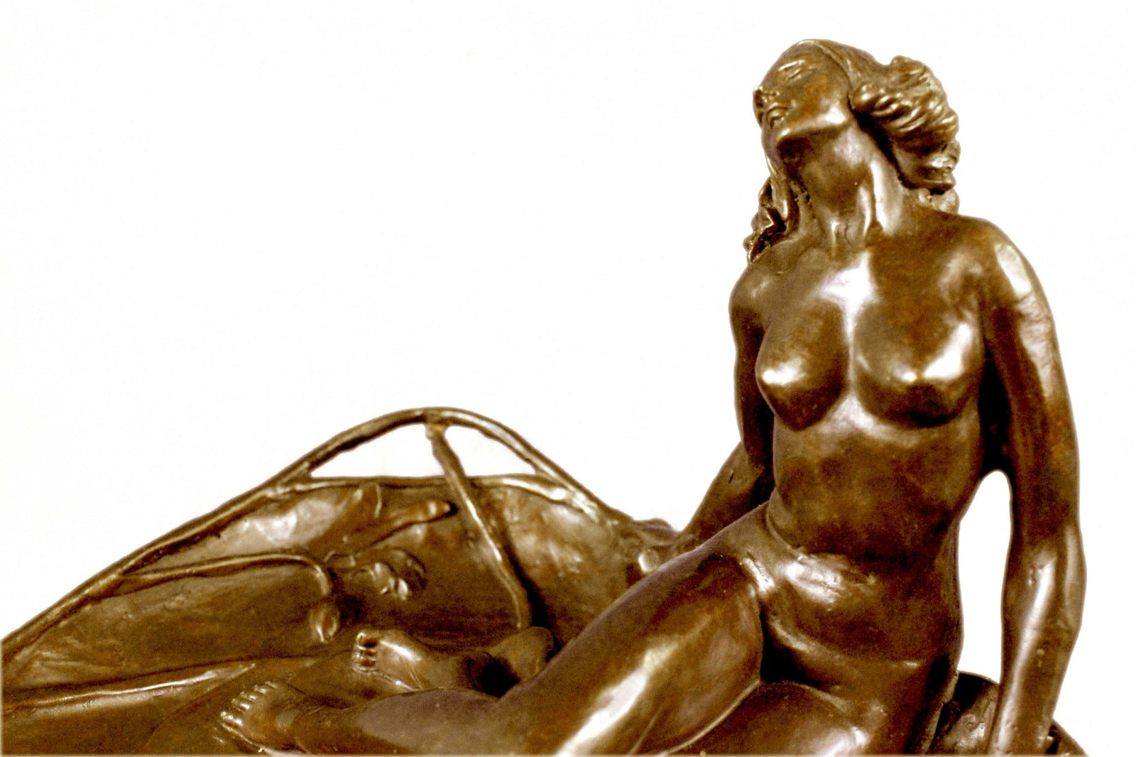 Soap Dish for Bathroom Home Deco Bronze Sculpture Original Hand Crafted Figure