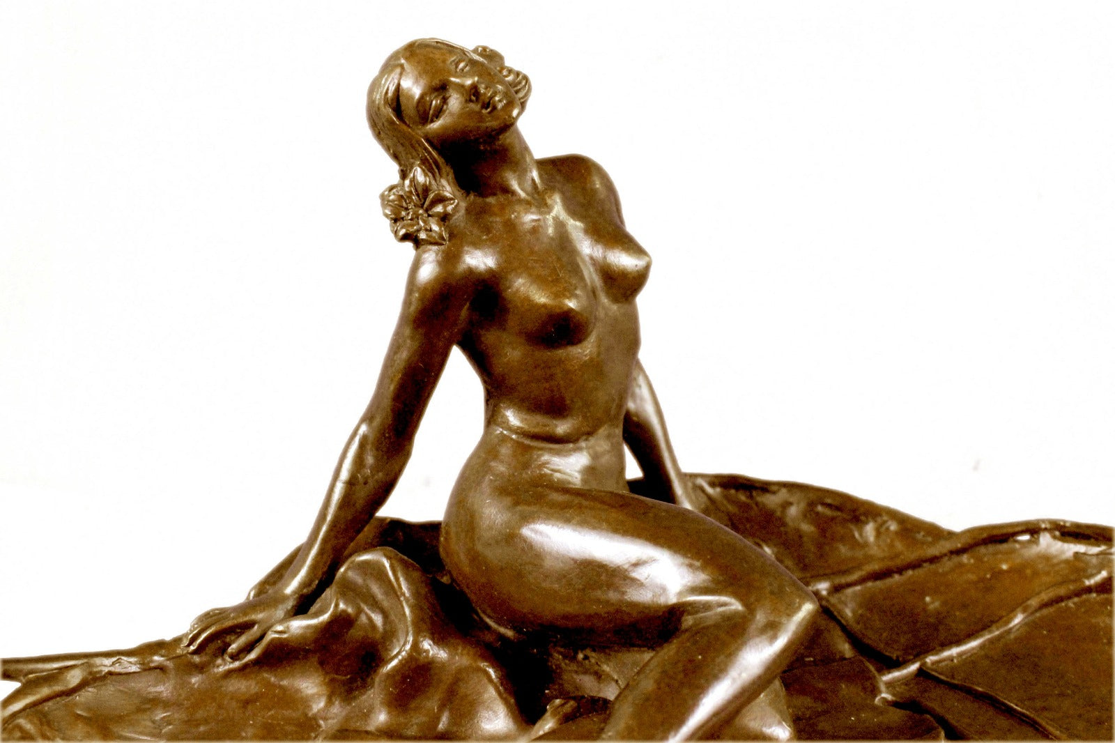 Soap Dish for Bathroom Home Deco Bronze Sculpture Original Hand Crafted Figure