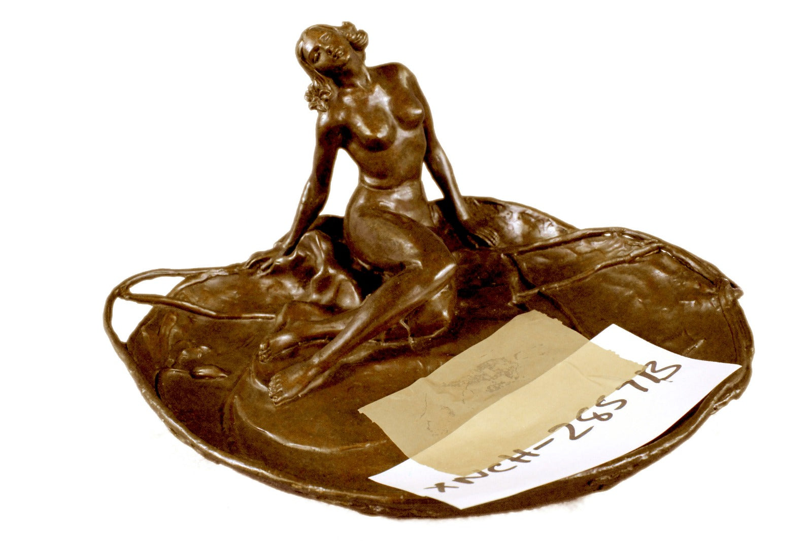 Soap Dish for Bathroom Home Deco Bronze Sculpture Original Hand Crafted Figure