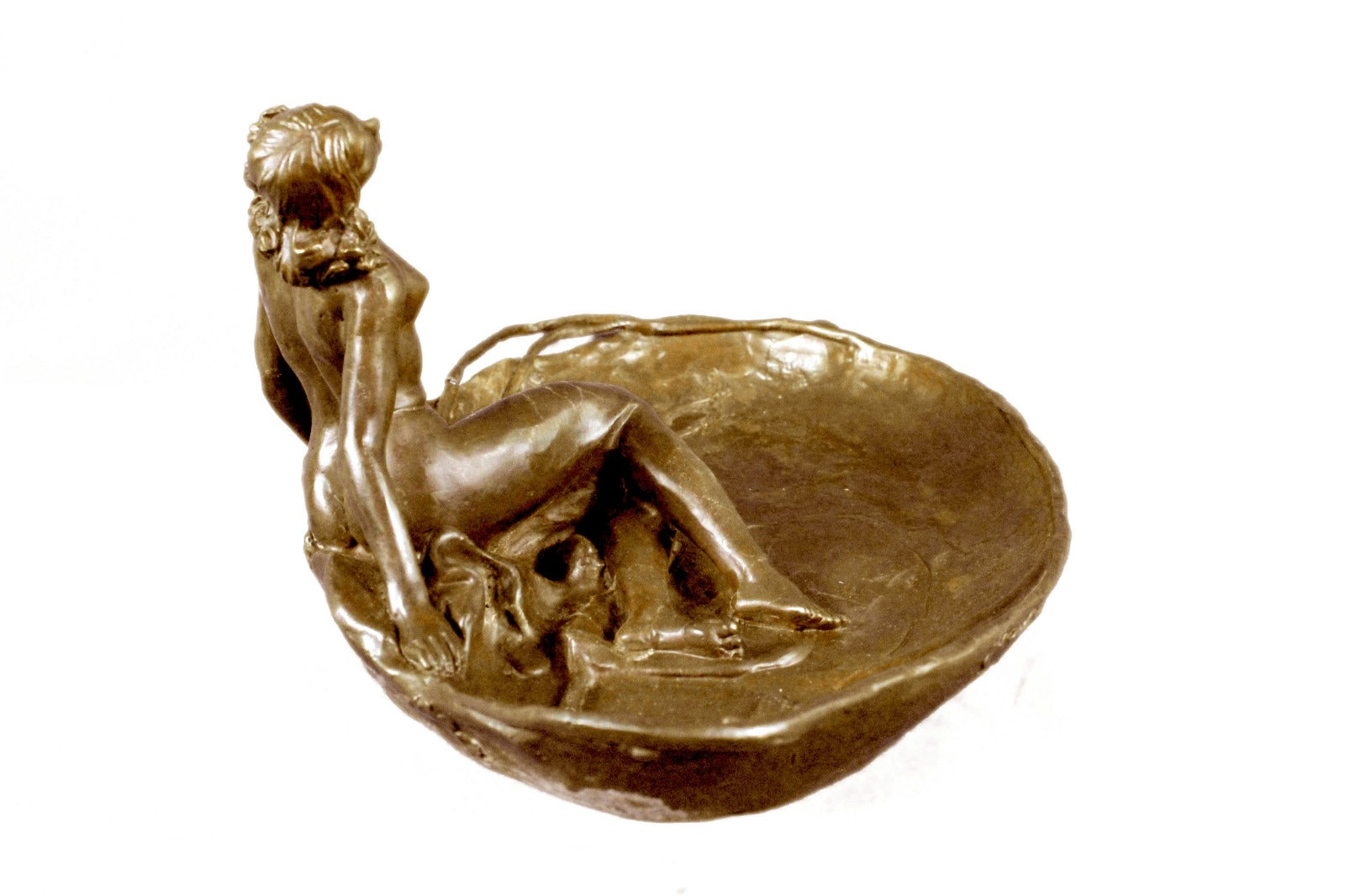 Bronze Sculpture Large Business Card Holder Hotcast Figurine Home Deco Figure