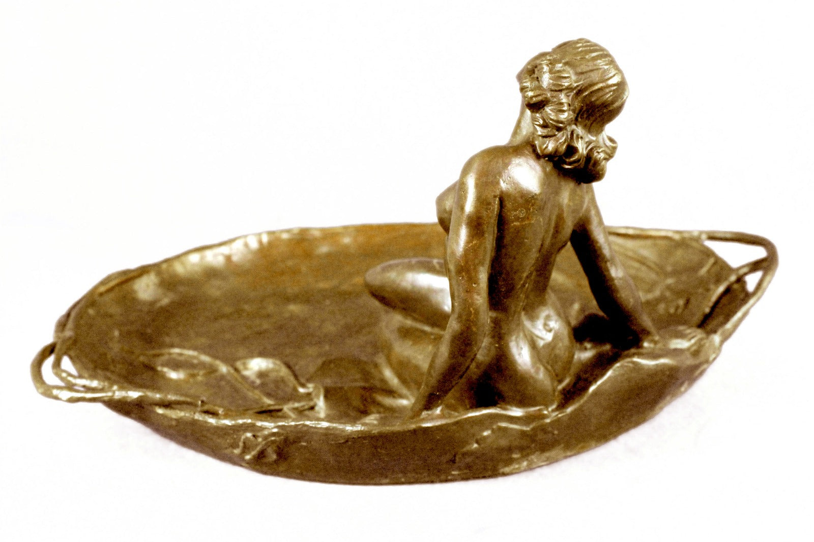 Bronze Sculpture Large Business Card Holder Hotcast Figurine Home Deco Figure