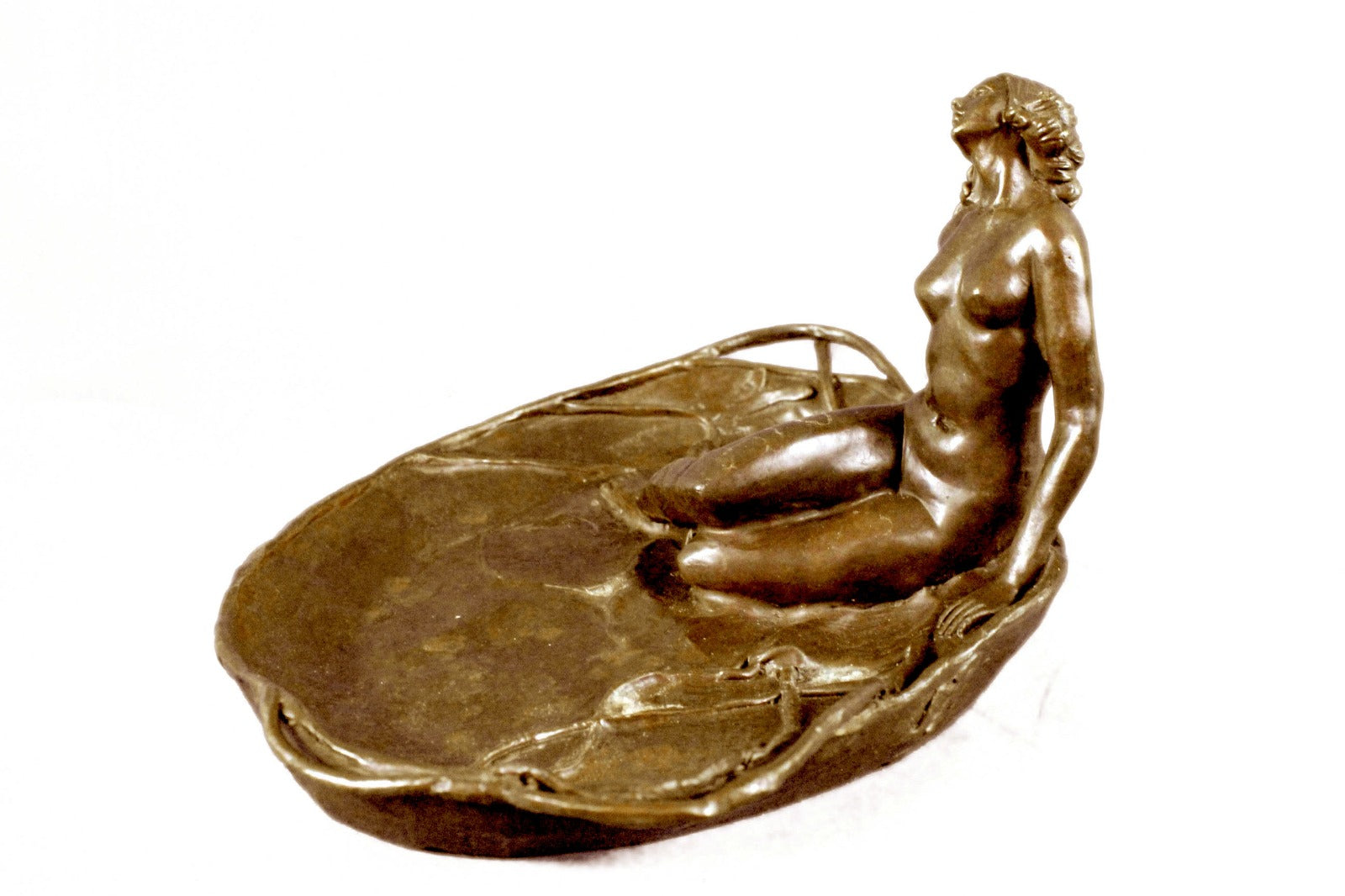 Bronze Sculpture Large Business Card Holder Hotcast Figurine Home Deco Figure