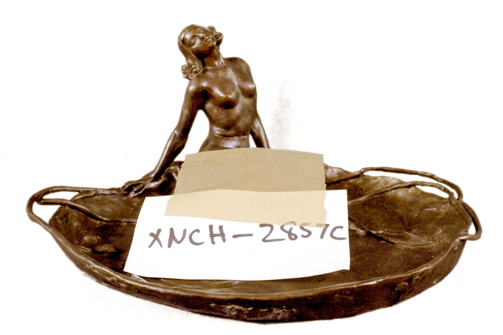 Bronze Sculpture Large Business Card Holder Hotcast Figurine Home Deco Figure