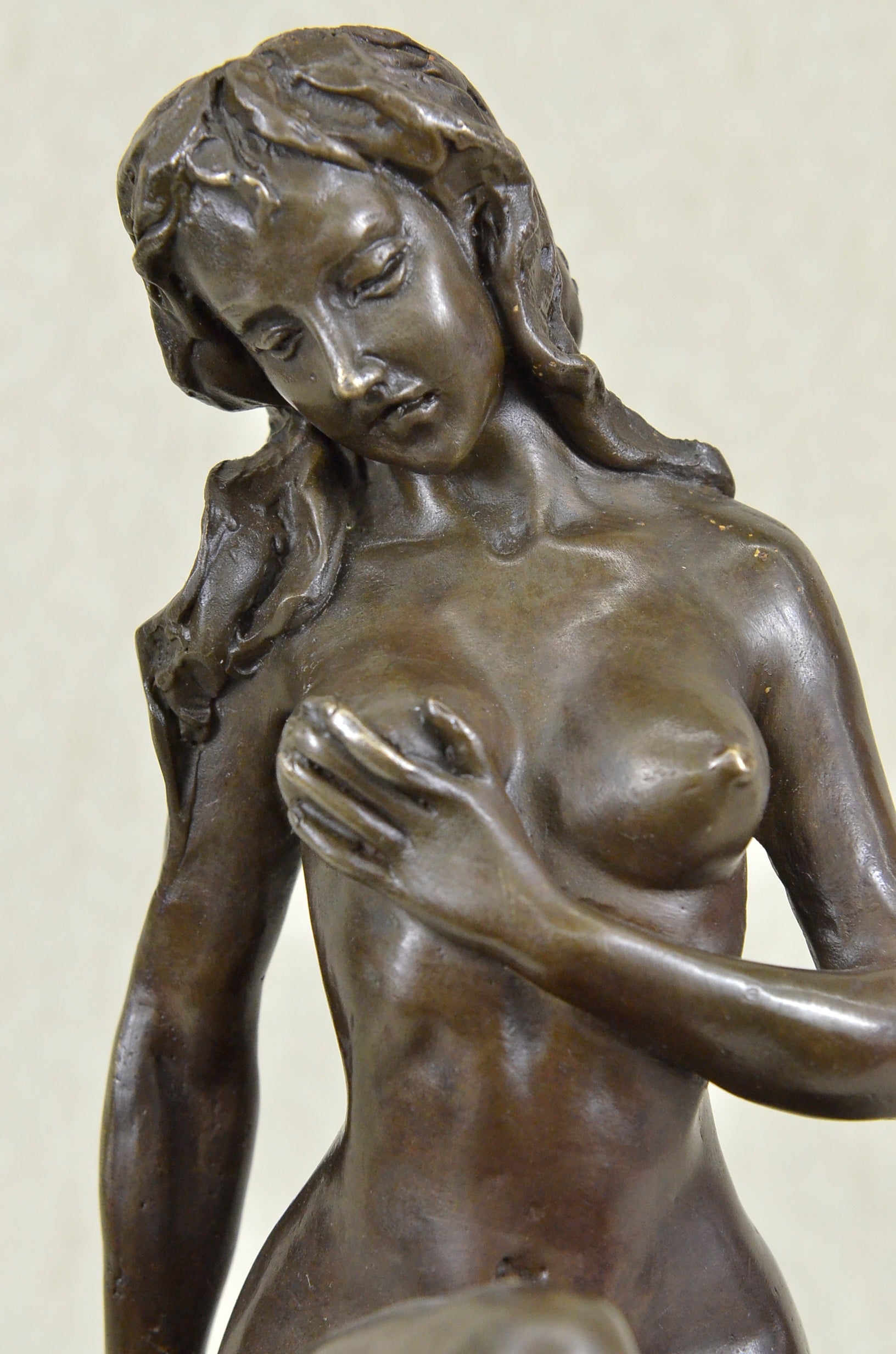 Handcrafted bronze sculpture SALE Female Nude Sexy Vitaleh Aldo Original Large