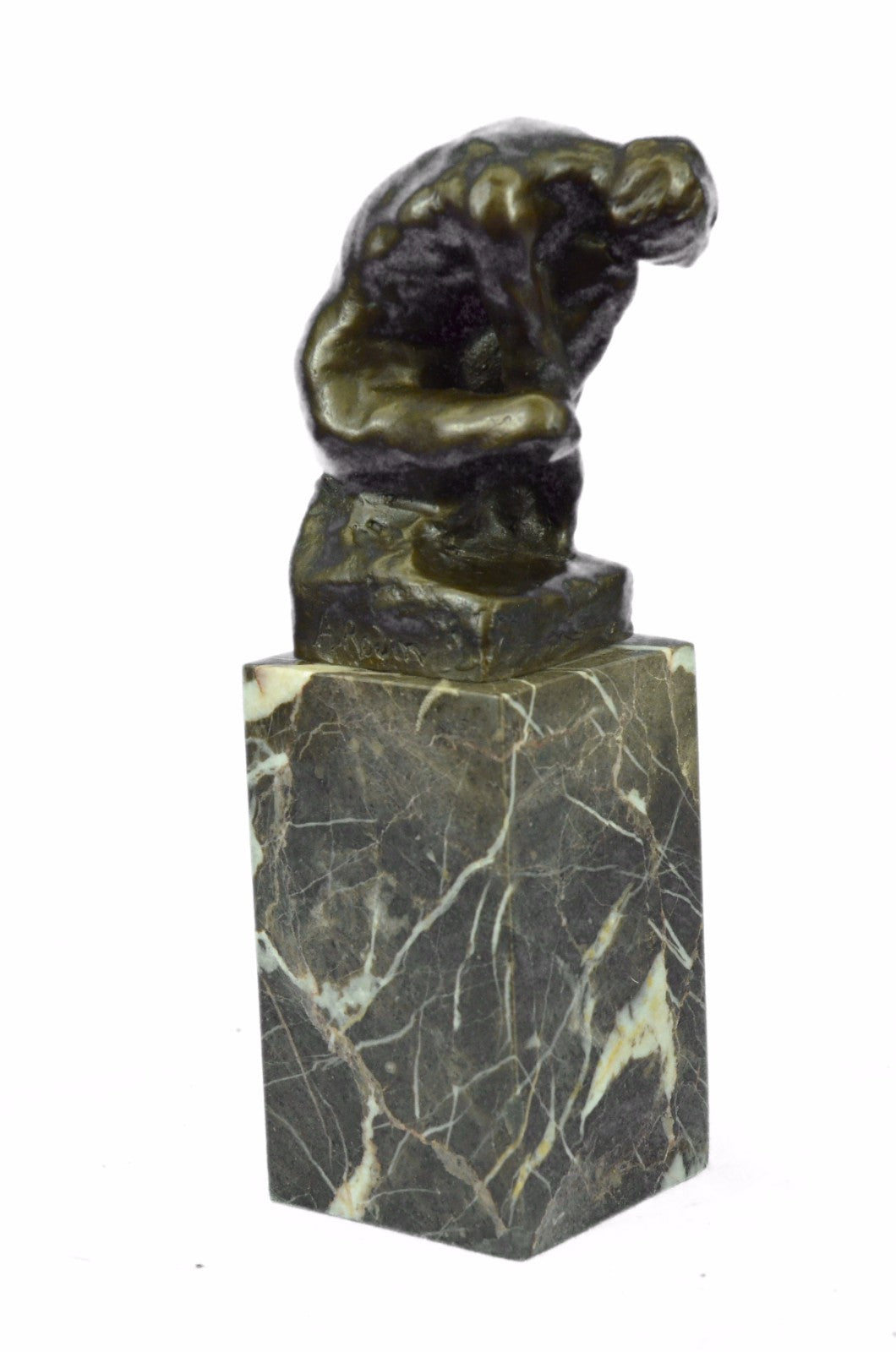 Buy Nude Young Male Bronze Statue – Elegant Hot Cast Sculpture on Marble Base for Home, Office, or Gift