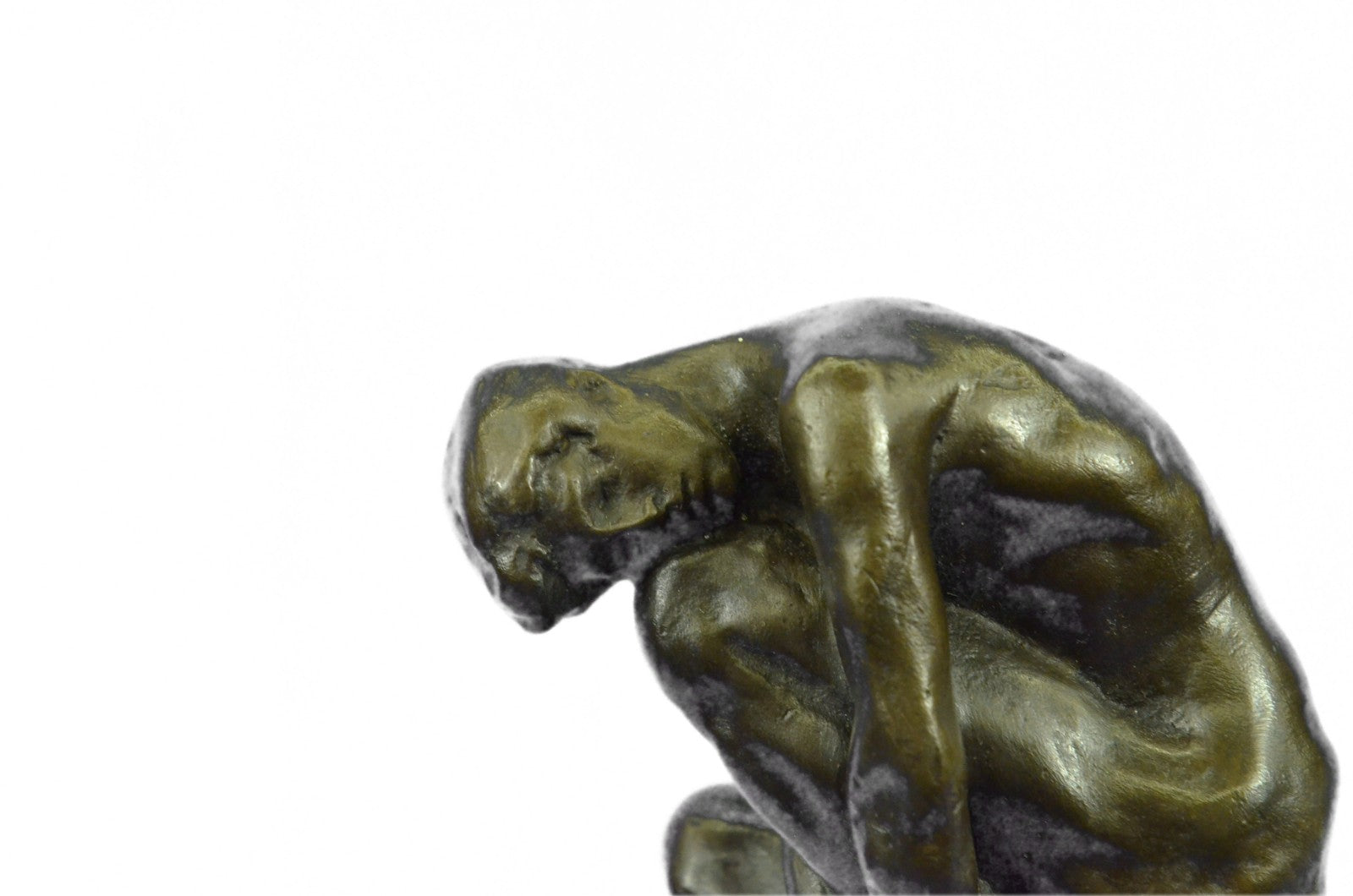 Buy Nude Young Male Bronze Statue – Elegant Hot Cast Sculpture on Marble Base for Home, Office, or Gift