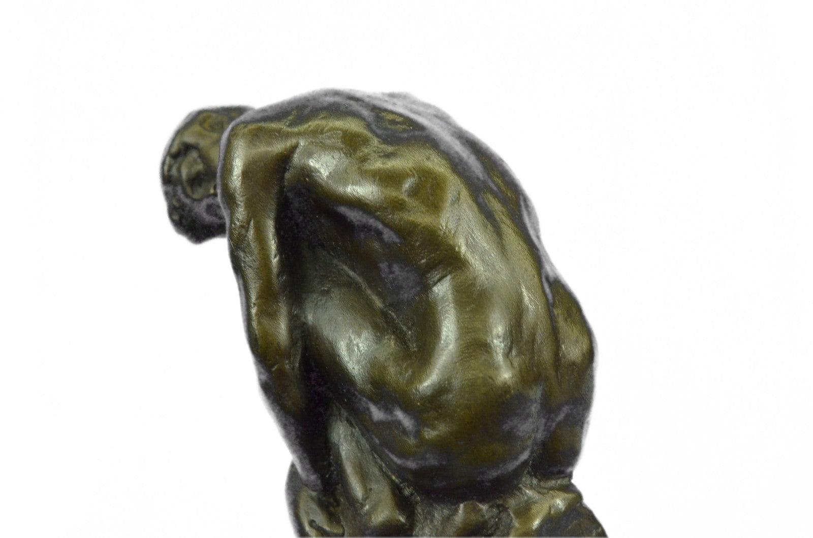 Buy Nude Young Male Bronze Statue – Elegant Hot Cast Sculpture on Marble Base for Home, Office, or Gift