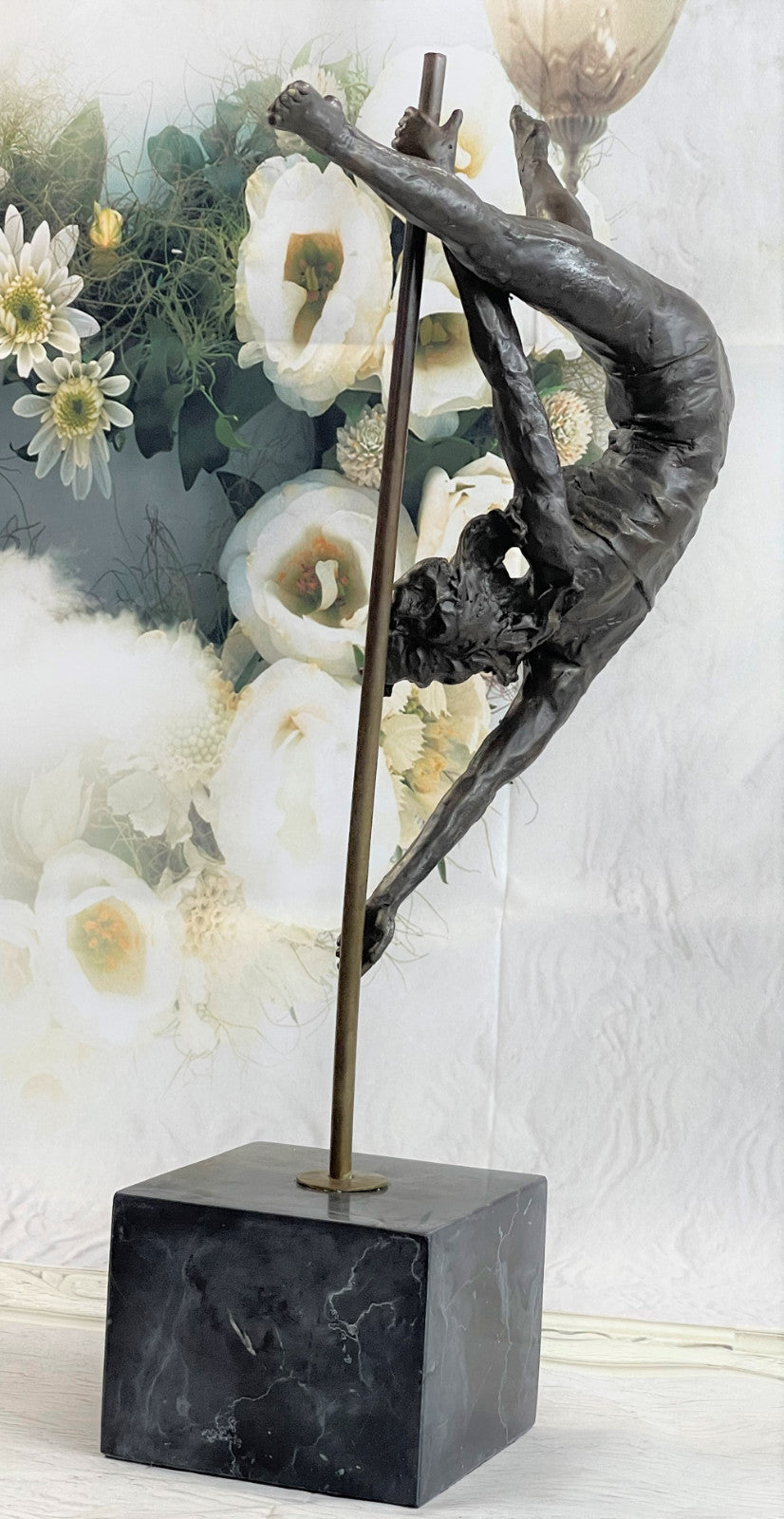Young Woman Gymnast Hot Cast Gymnastic Home Decor Bronze Very Large Hand Art