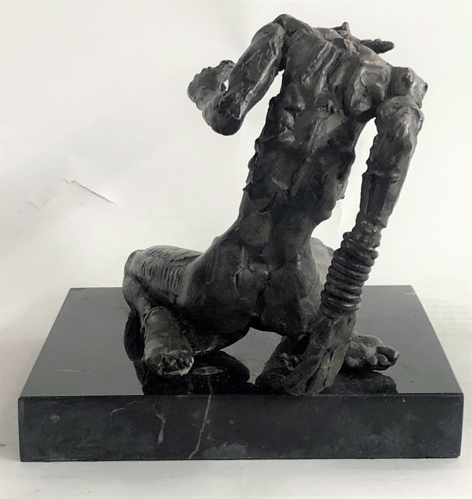 Zombie Multi Color Patina Bronze Sculpture Figure Limited Edition Hot Cast Decor