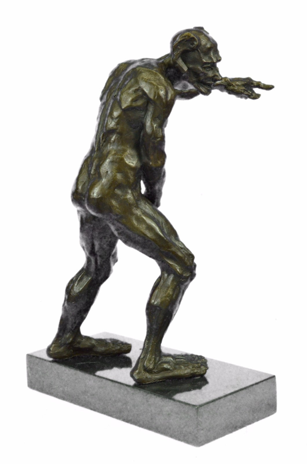 Collector’s Edition “Devil Holding His Manhood” Bronze Sculpture – Erotic Art by Milo