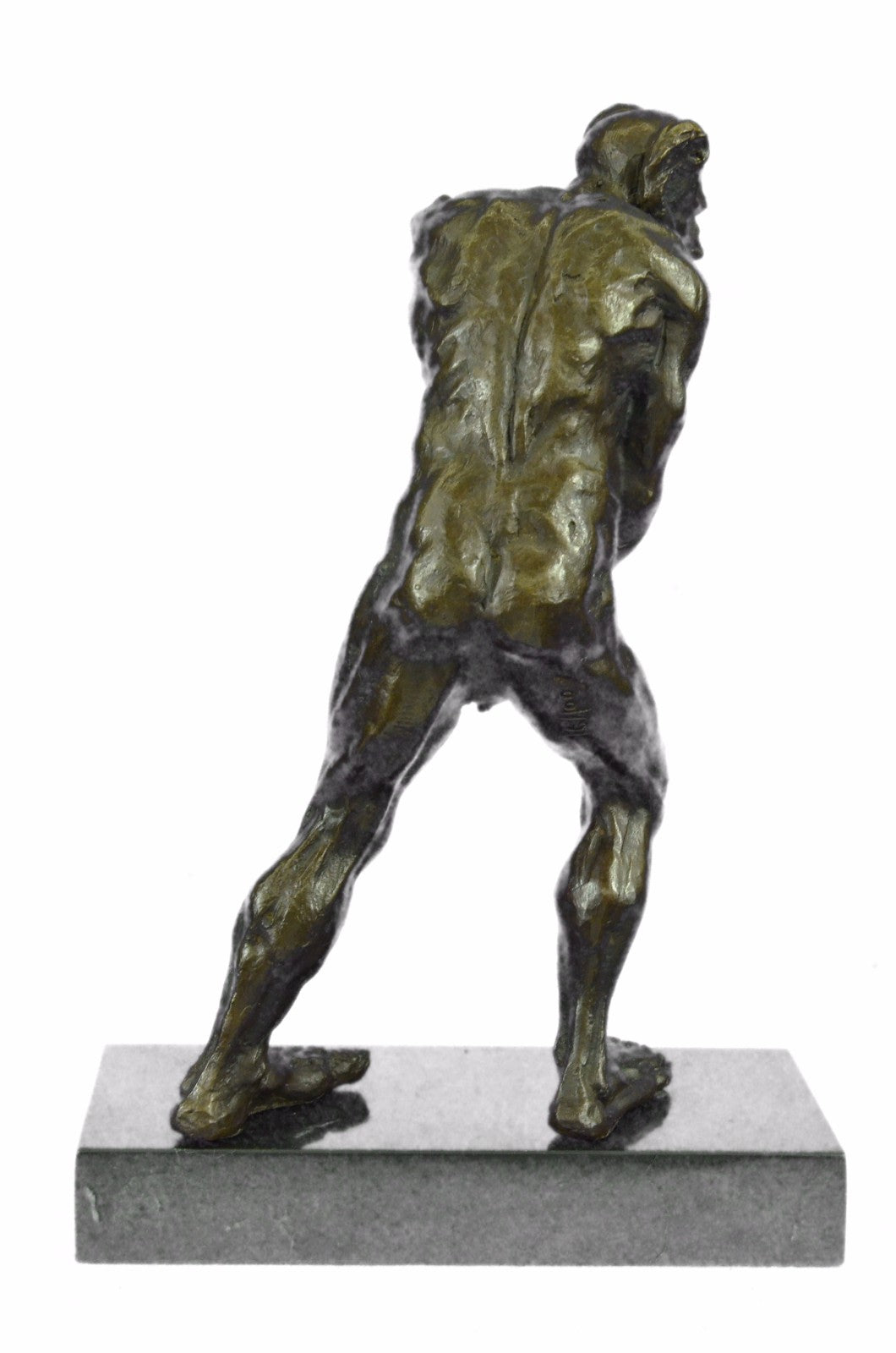 Collector’s Edition “Devil Holding His Manhood” Bronze Sculpture – Erotic Art by Milo