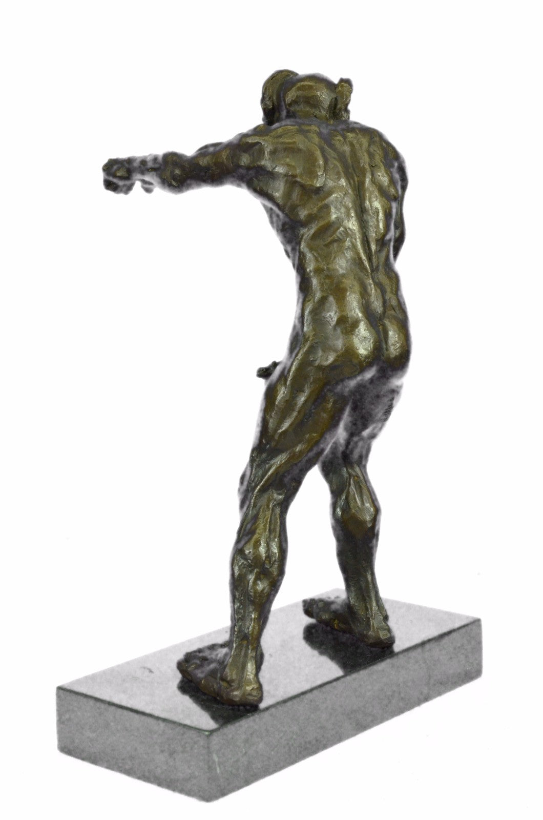 Collector’s Edition “Devil Holding His Manhood” Bronze Sculpture – Erotic Art by Milo