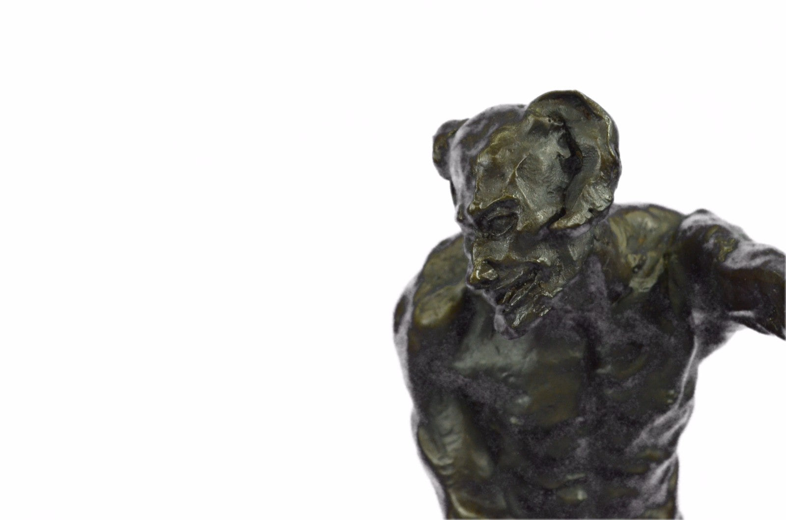 Collector’s Edition “Devil Holding His Manhood” Bronze Sculpture – Erotic Art by Milo