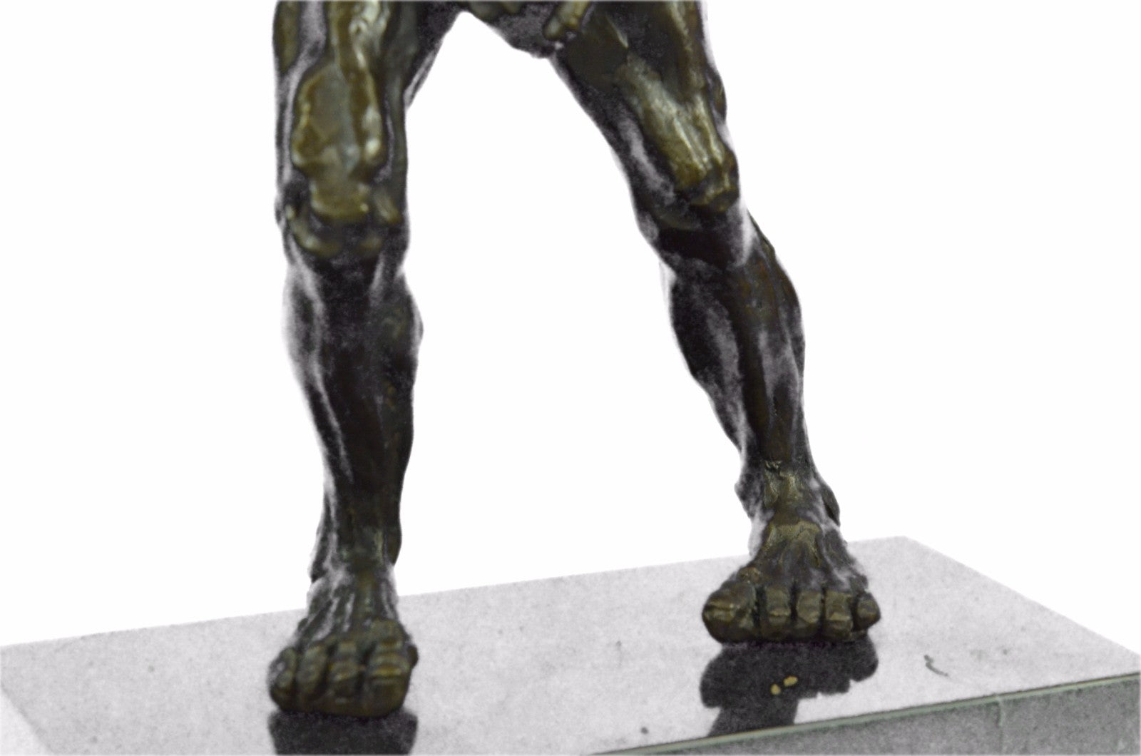 Collector’s Edition “Devil Holding His Manhood” Bronze Sculpture – Erotic Art by Milo