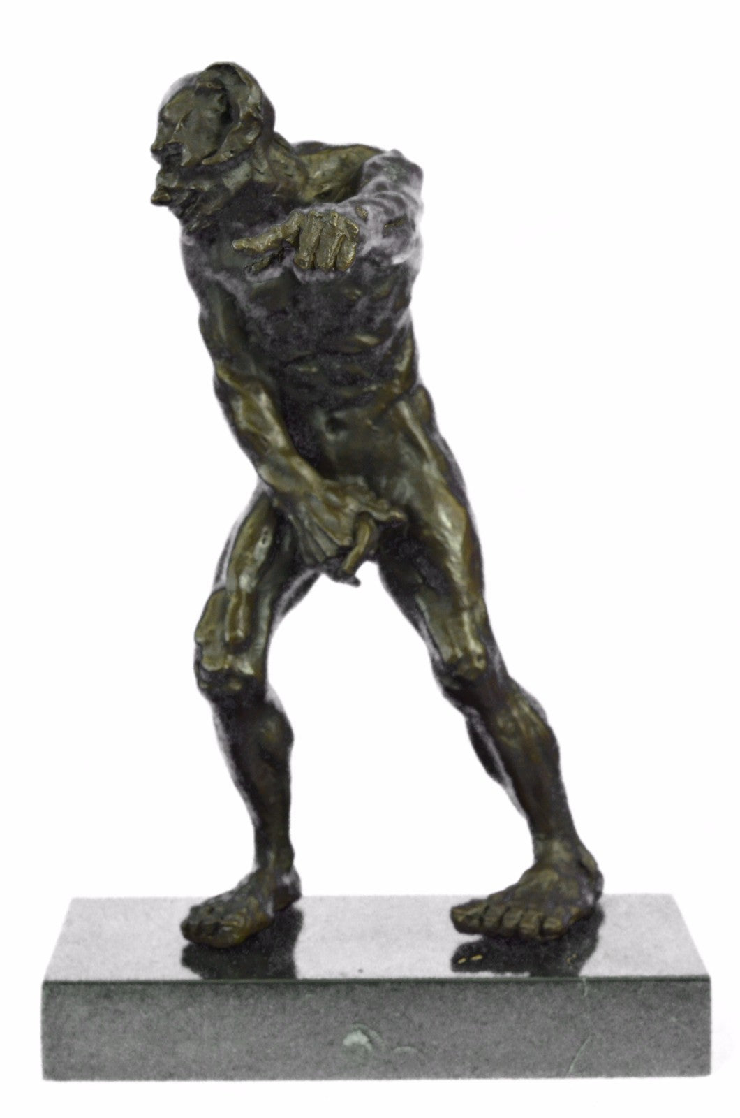 Collector Numbered Edition Devil holding his Penis Bronze Sculpture Figure Sale