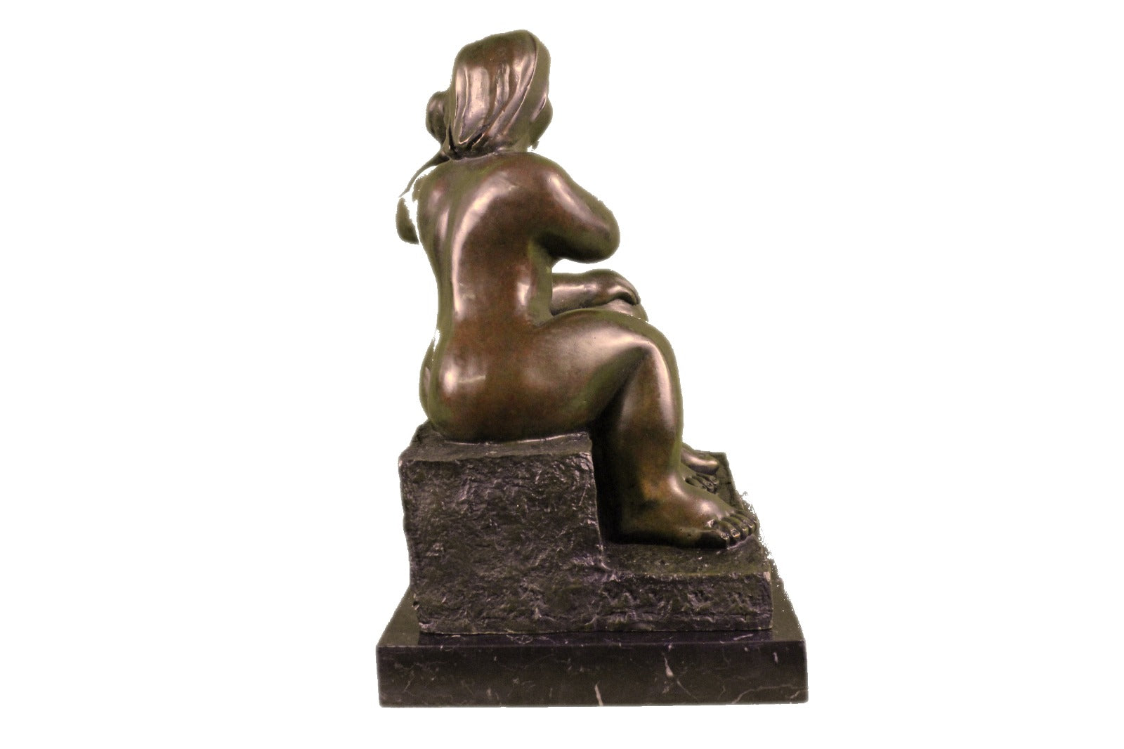 Handcrafted bronze sculpture SALE Nude Sensual Art Abstract Figurative Botero