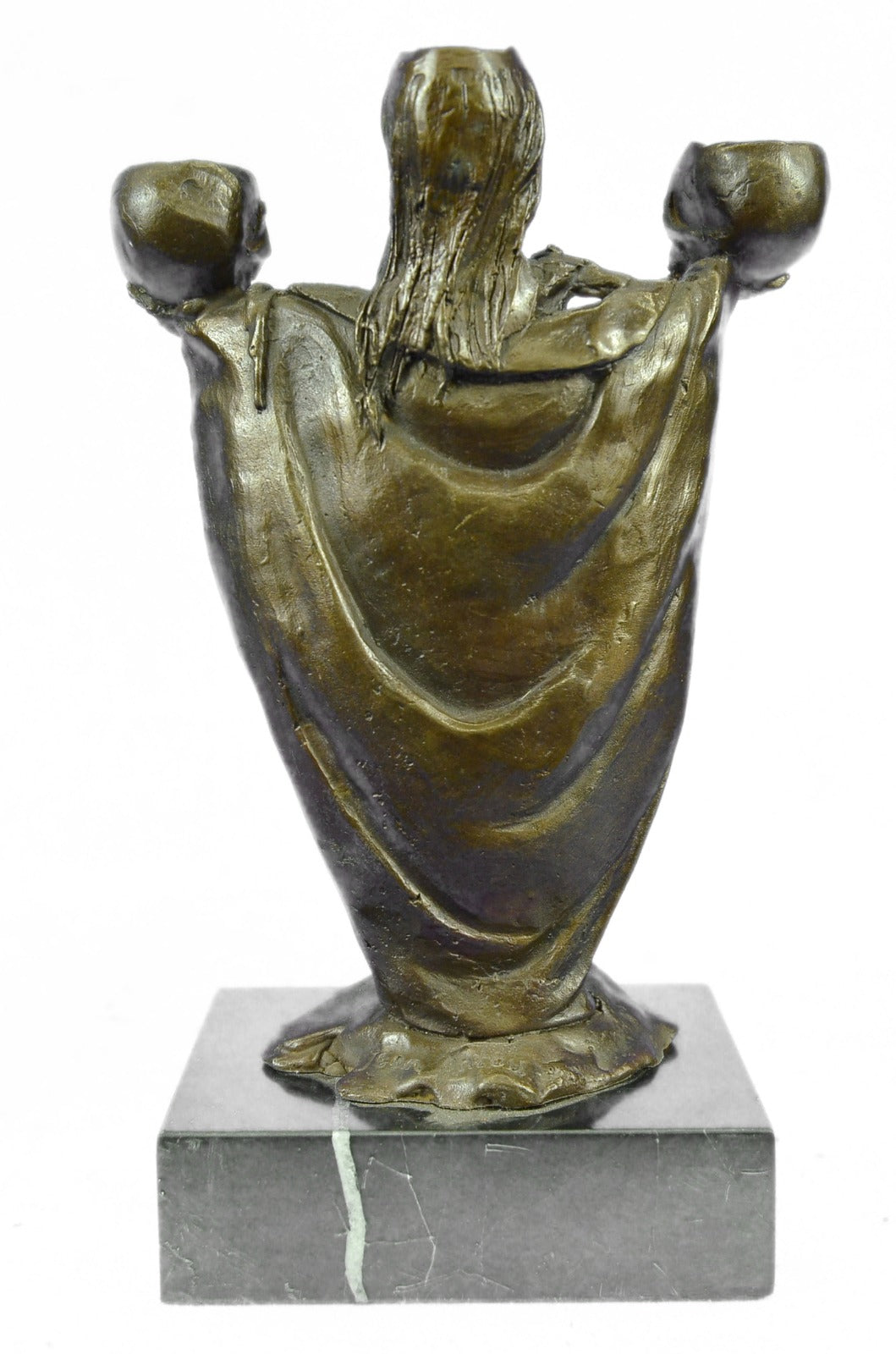 Handcrafted bronze sculpture SALE Gothic Artist French Patoue Original Signed