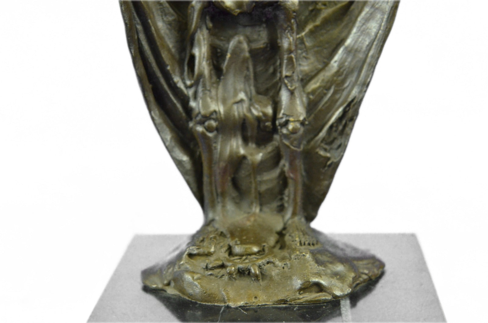 Handcrafted bronze sculpture SALE Gothic Artist French Patoue Original Signed