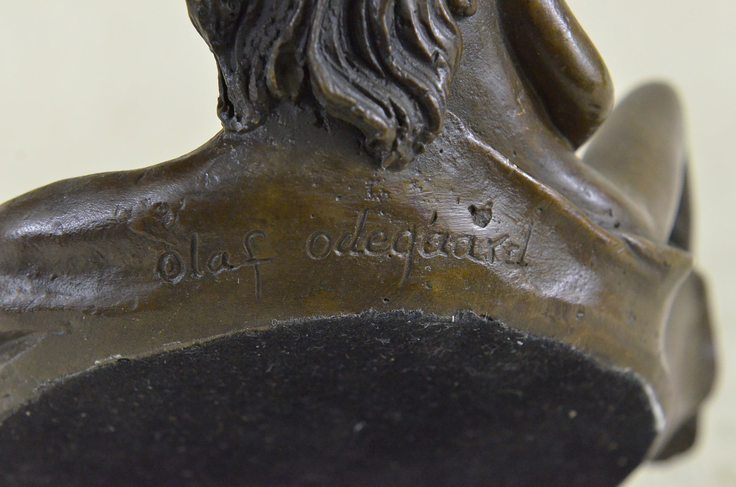 Vienna Erotic Skeleton with Naked Lady – Signed Original Bronze Sculpture Figurine Sale