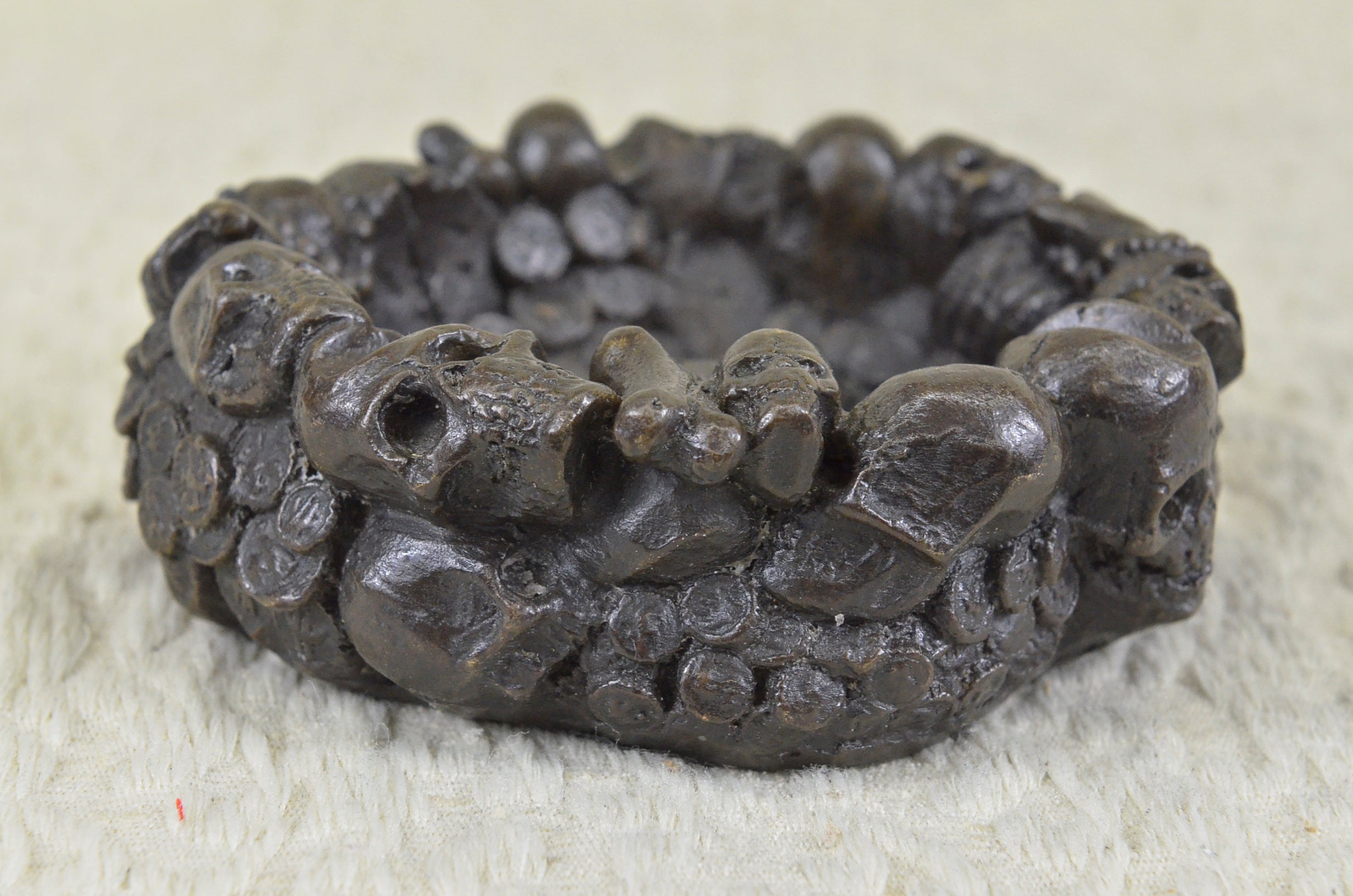 Skull Vanite Unique Ashtray Bronze Sculpture Special Husband Valentine Gift Sale