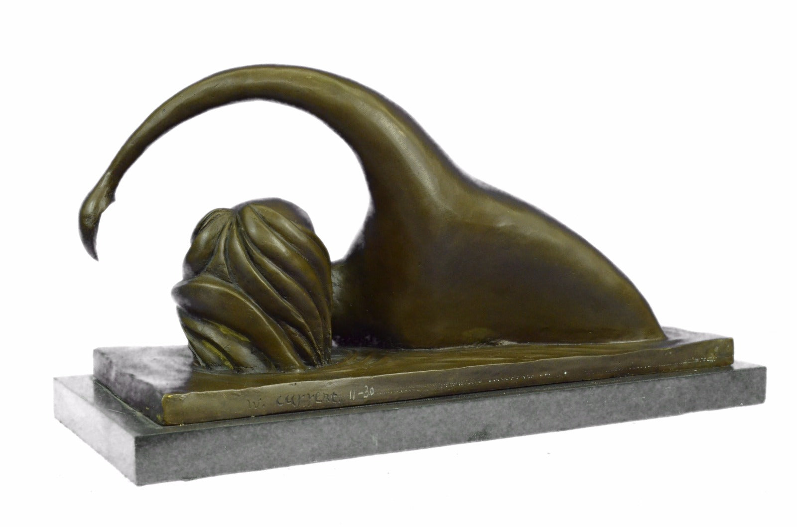 Handmade Limited Edition 11/30 Abstract Female Bronze Sculpture Figurine Ef