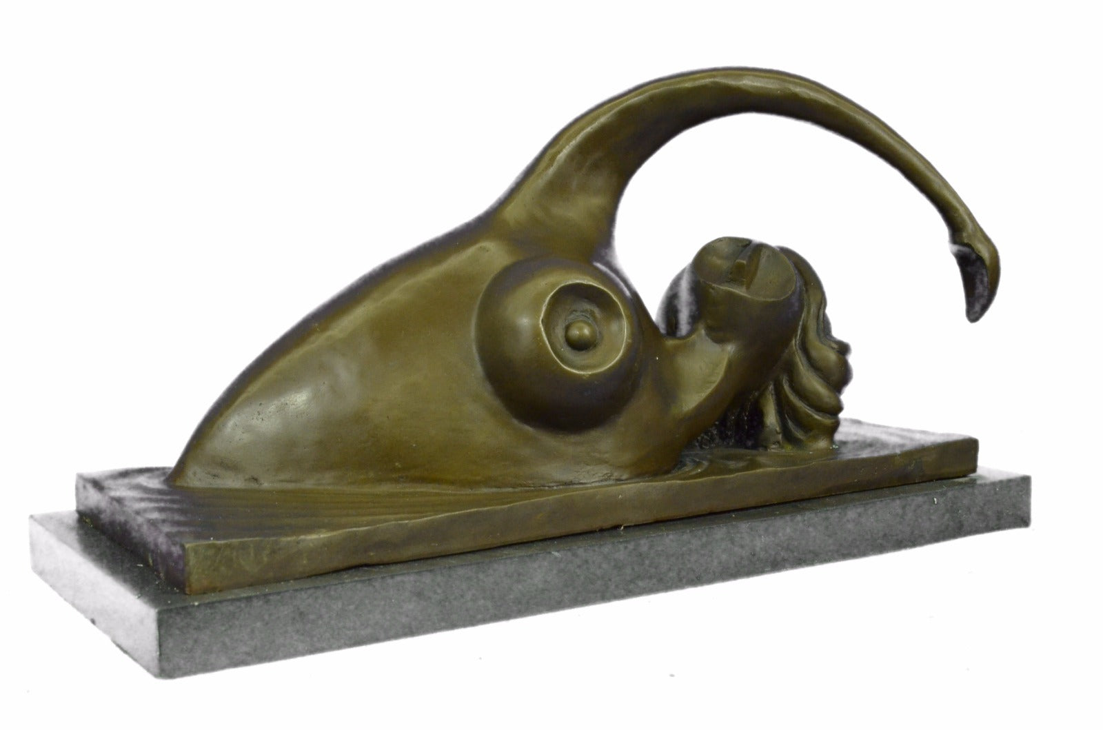 Handmade Limited Edition 11/30 Abstract Female Bronze Sculpture Figurine Ef