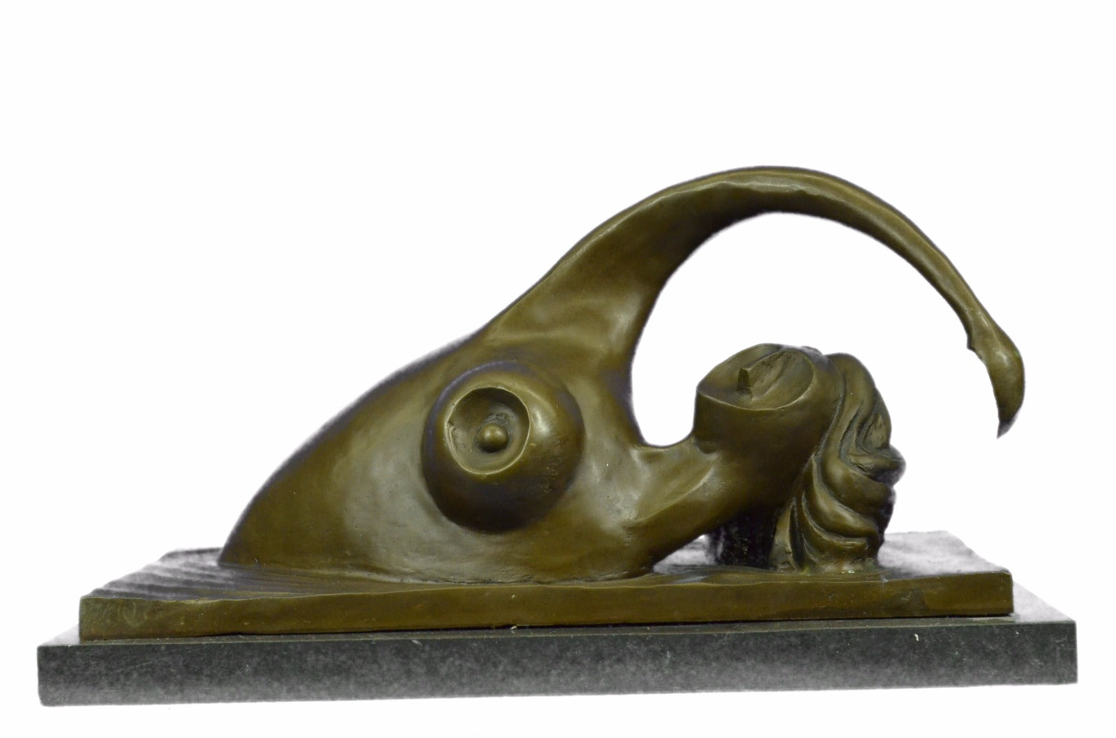 Handmade Limited Edition 11/30 Abstract Female Bronze Sculpture Figurine Ef