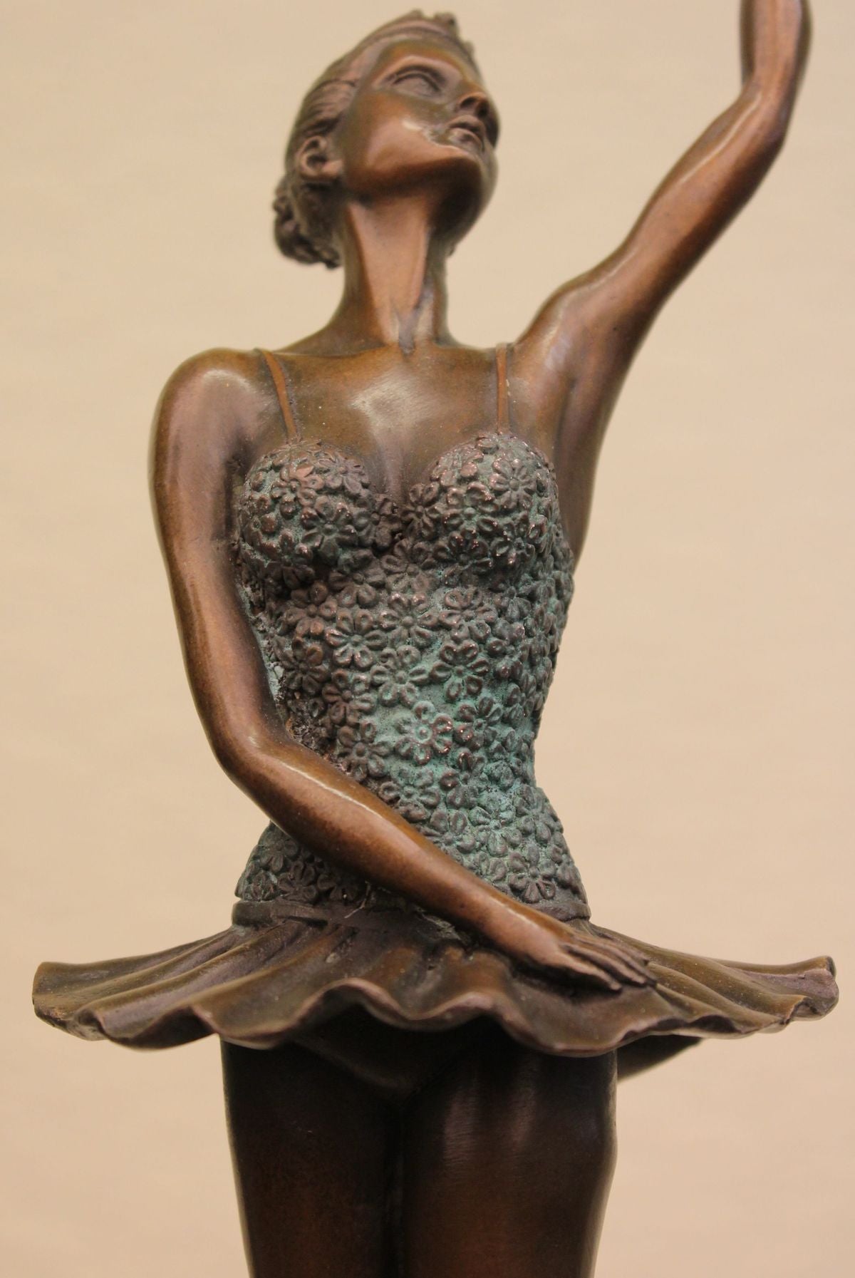 The Little Fourteen Year Old Dancer Bronze Ballerina Sculpture, Signed: Milo
