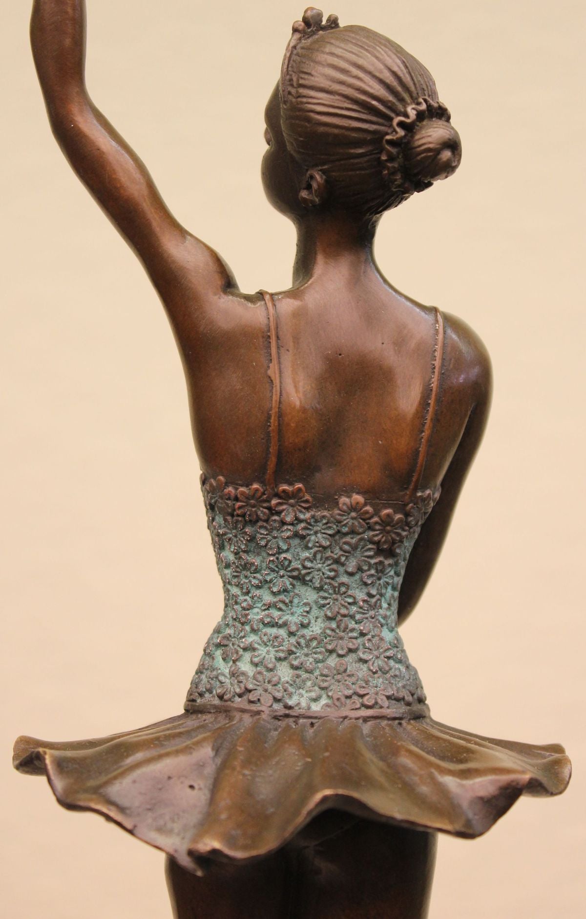 The Little Fourteen Year Old Dancer Bronze Ballerina Sculpture, Signed: Milo