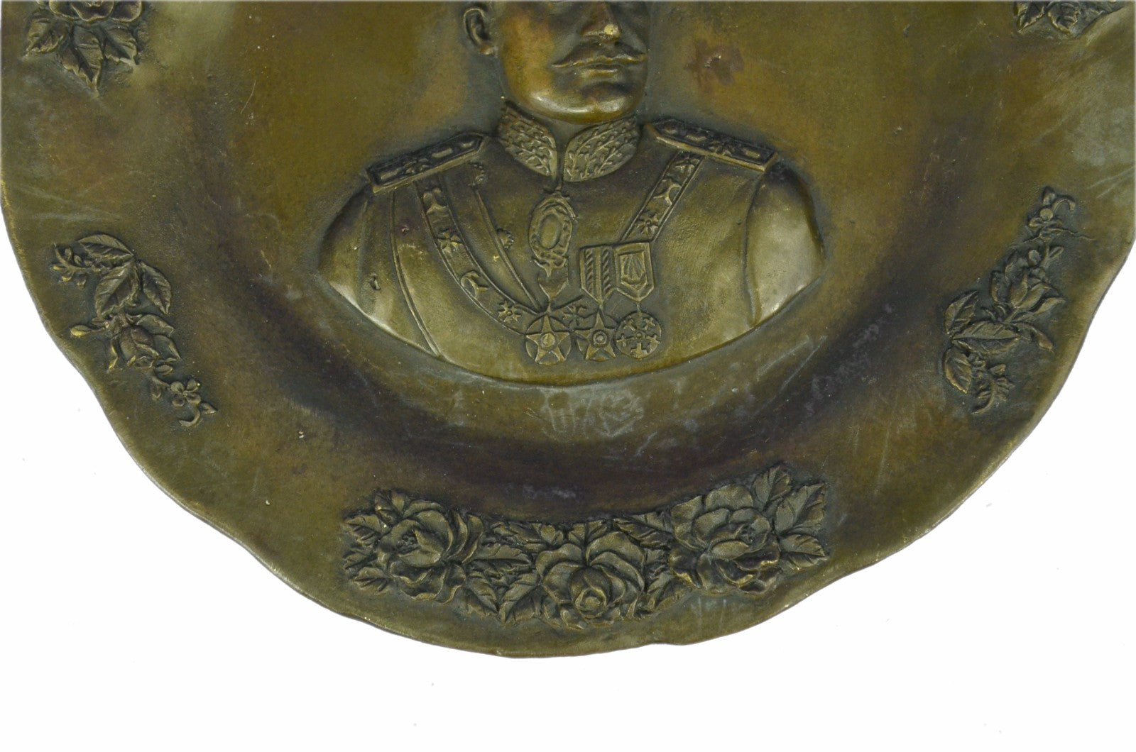 Reza Shah Pahlavi Memorial Bronze Bas-Relief Plaque – Handcrafted by Persian Artist Kaneve Art
