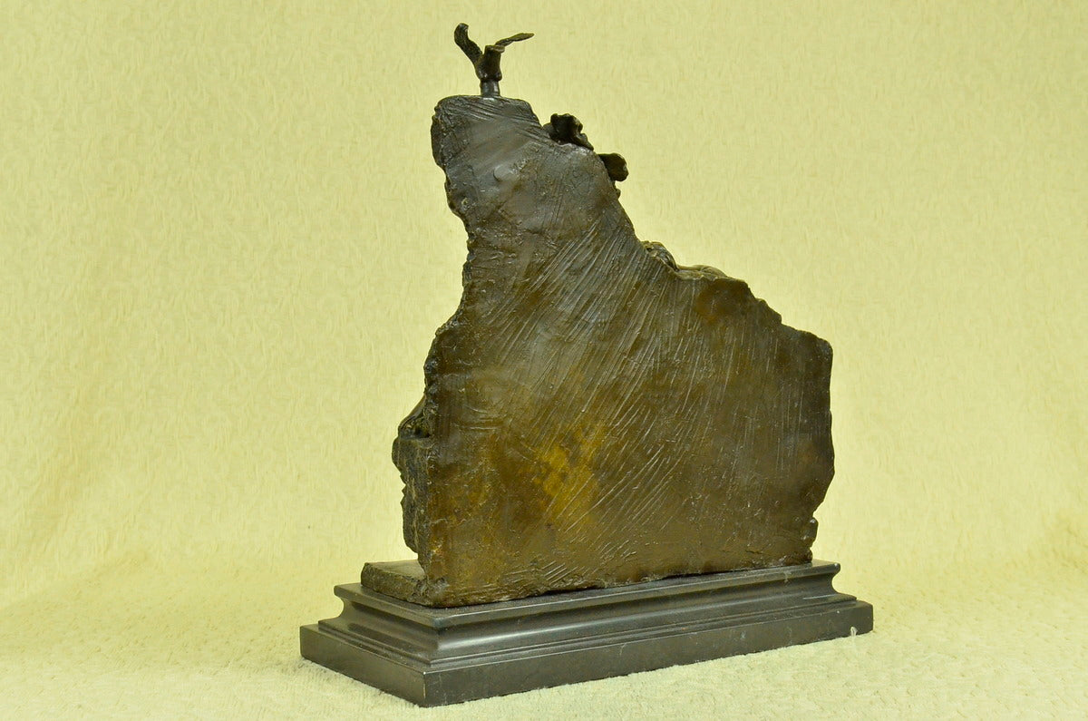 ROMANTIC COUPLE LOVE ROMANCE Handcrafted Art Bronze Sculpture Statue Figurine