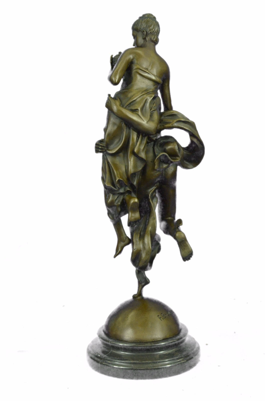 Art Deco Mythical Fantasy Fling Mercury Hotcast Bronze Masterpiece Figurine Fig