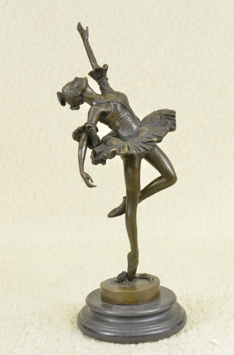 Original Milo Artwork Bronze Sculpture 13" Ballerina Figures & Nudes Figurine