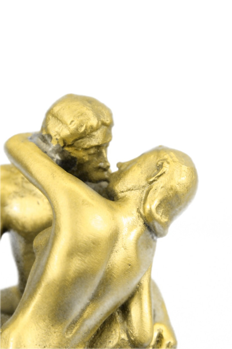 The Kiss by Rodin Solid Bronze Collectible Sculpture Handmade Statue - Gift