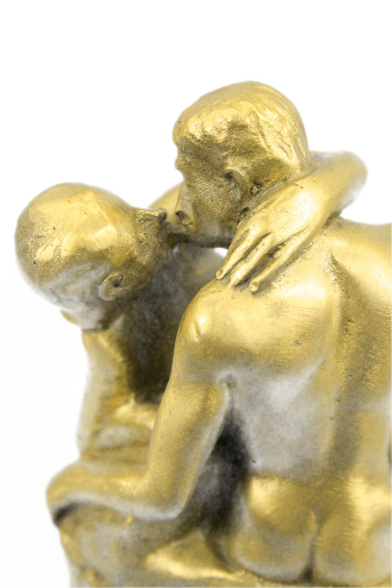 The Kiss by Rodin Solid Bronze Collectible Sculpture Handmade Statue - Gift
