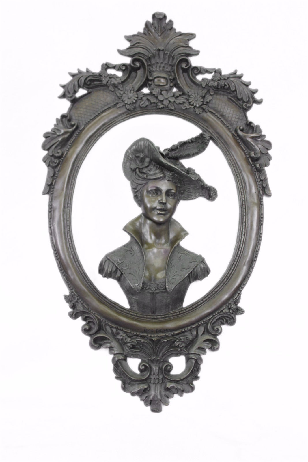 A Michelangelo Tribute Bas Relief Sexy Maiden Bronze Sculpture Figurine Sale