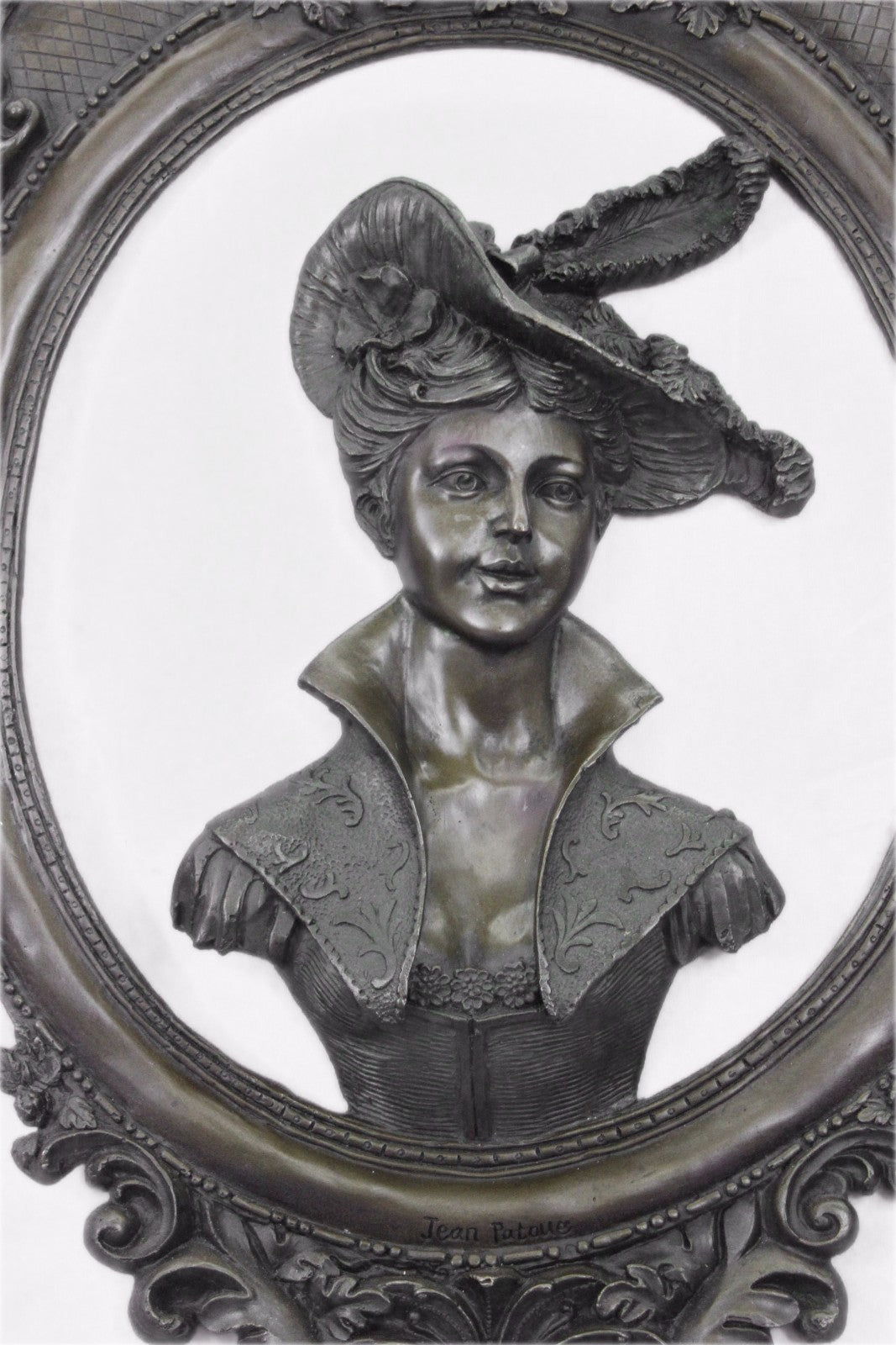A Michelangelo Tribute Bas Relief Sexy Maiden Bronze Sculpture Figurine Sale