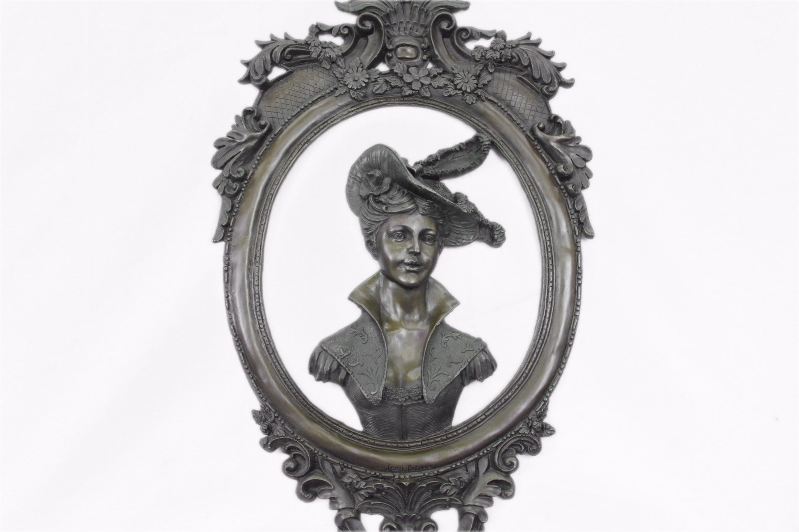 A Michelangelo Tribute Bas Relief Sexy Maiden Bronze Sculpture Figurine Sale