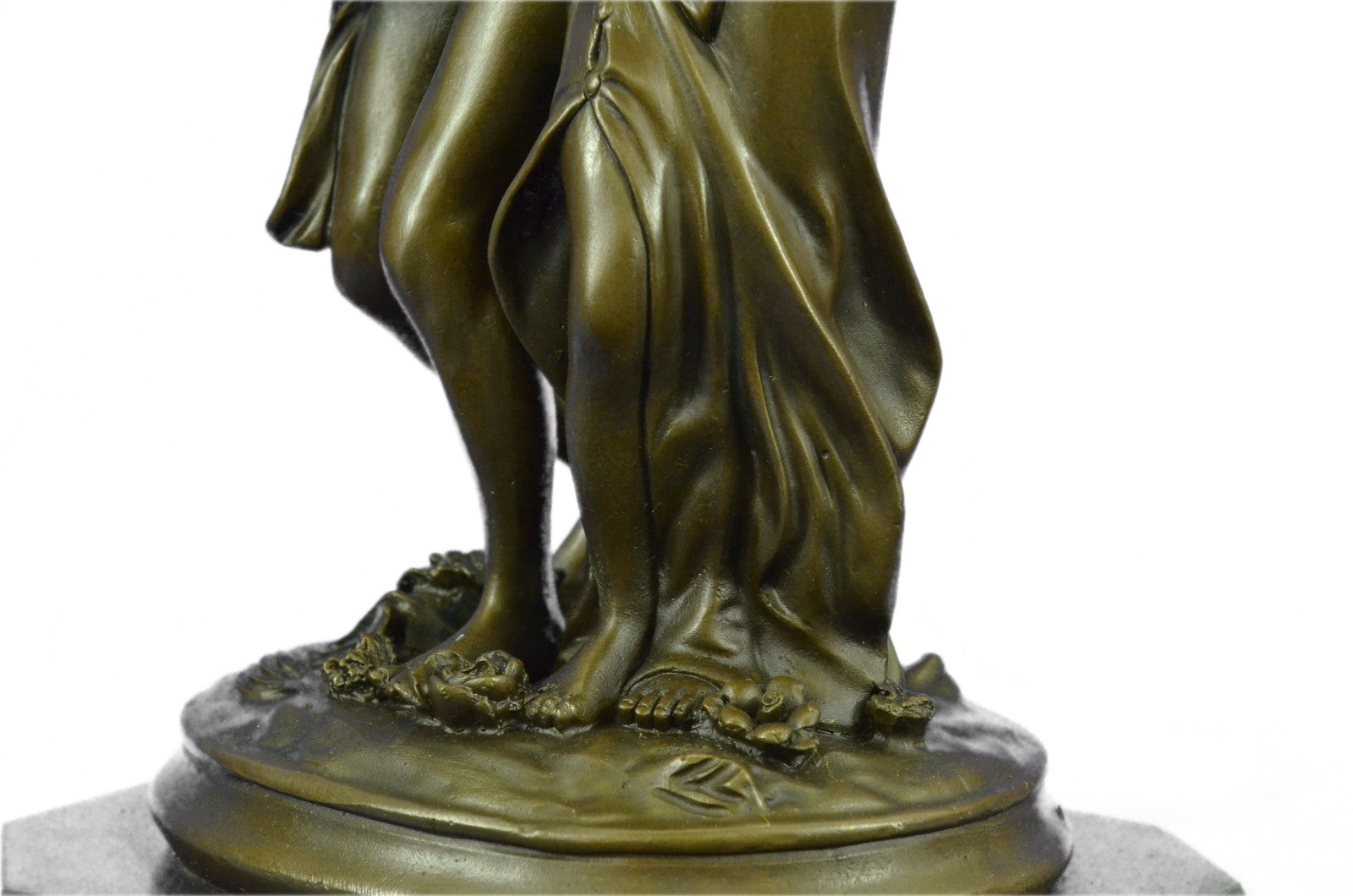 Christmas Perfect Gift Handcrafted Detailed Couple Bronze Sculpture Figurine