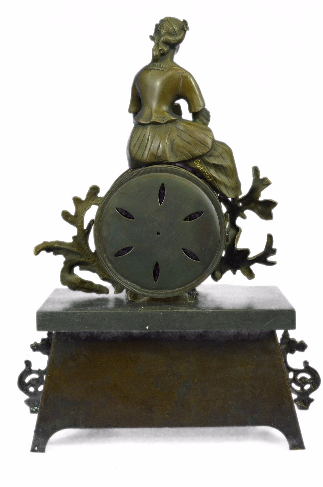 Magnificent Prize Winning Ormolu/Bronze Clock By "Moreau " French Artist Statue