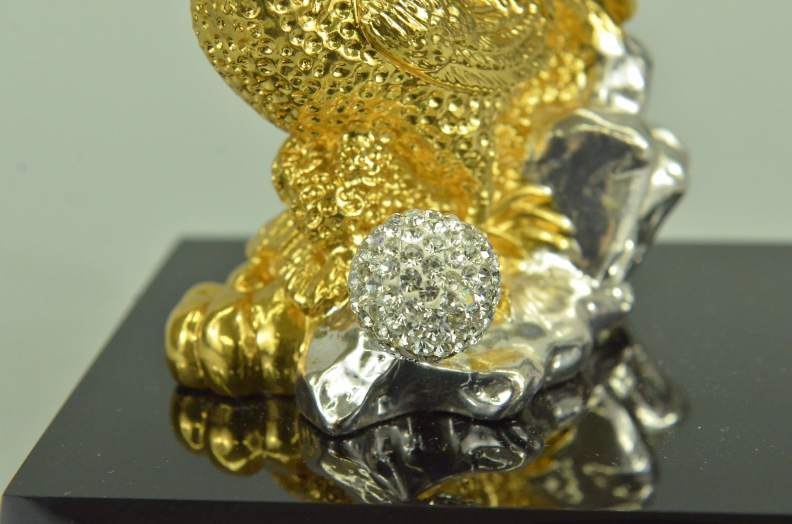 Chinese Bronze Wealth Fengshui Zodiac Year Rooster Cock Statue Sculpture Figure