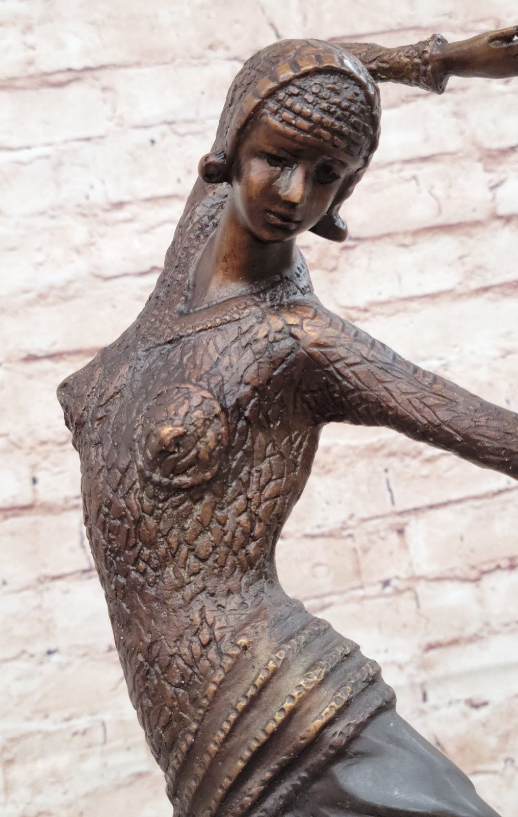 Dimitri Haralamb Chiparus Art Deco Bronze Dancer Huge Classic Artwork Decor