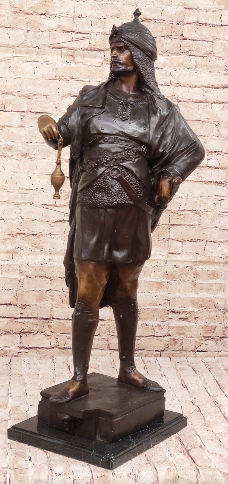 Handcrafted Artwork Bronze Figure Decoration Depict Museum Original Quality