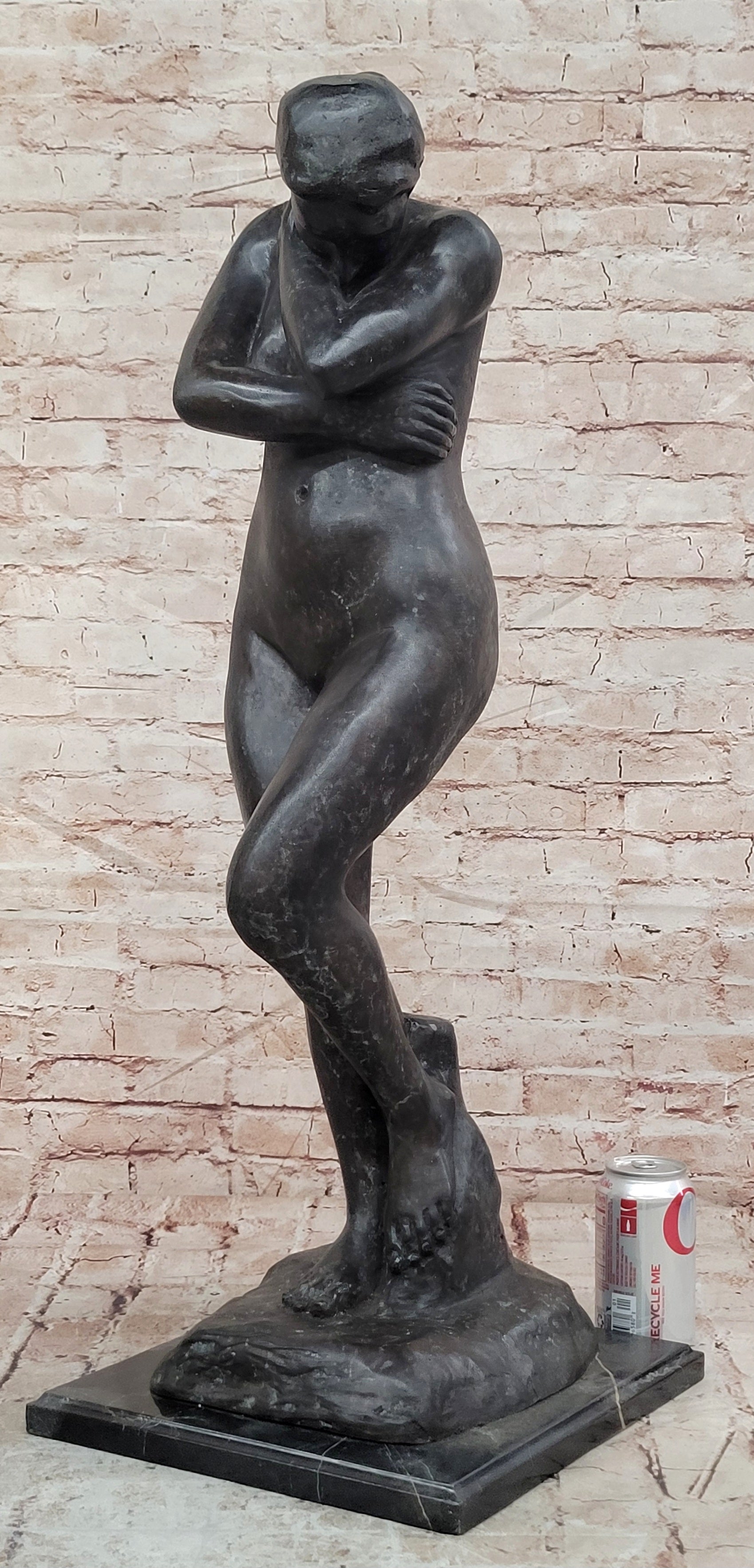 Bronze Sculpture Museum Quality Artwork Eve by Rodin Home Office Designer Decor