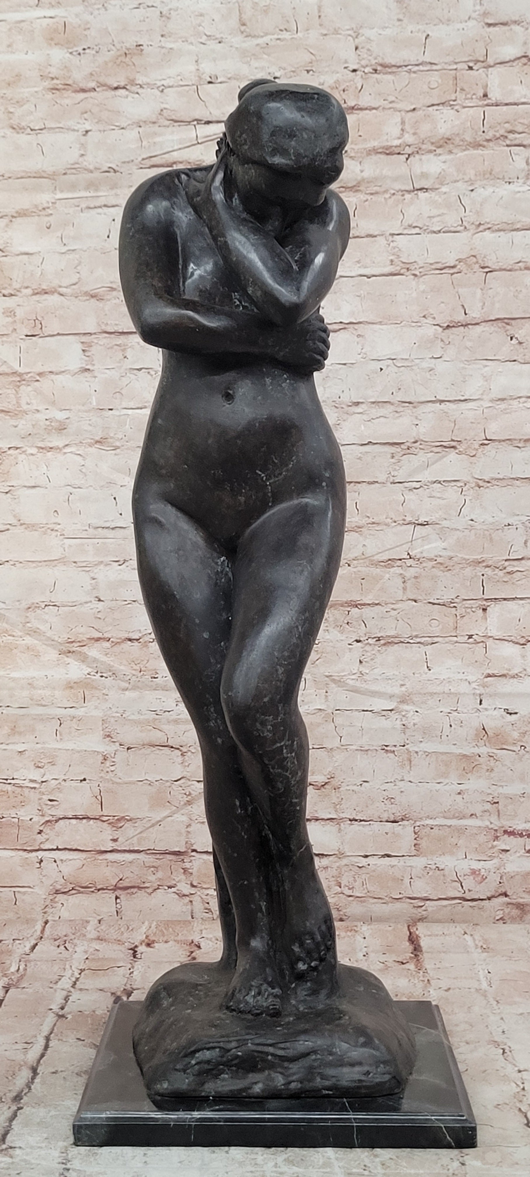 Bronze Sculpture Museum Quality Artwork Eve by Rodin Home Office Designer Decor